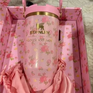 LoveShackFancy Pink Floral Holiday Decor